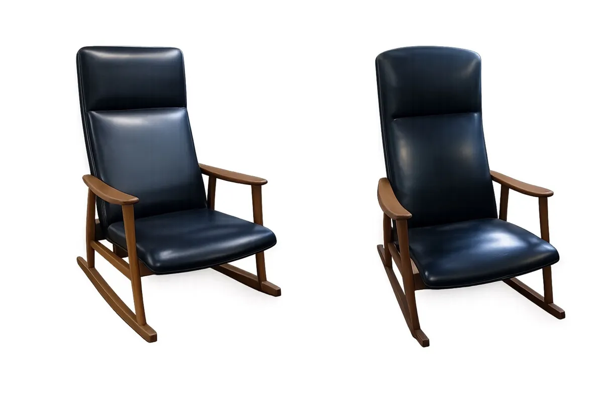 Mid century Teak Danish Design Rocking Chair