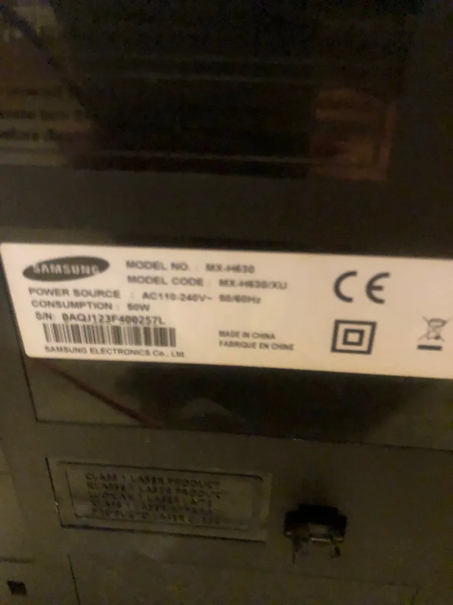 Samsung radio stereo cd player speakers - Image 4