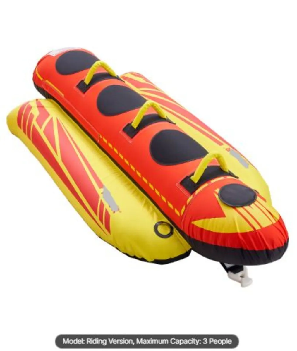 Towable Tubes for Boating, 1-3 Riders Inflatable - Image 1