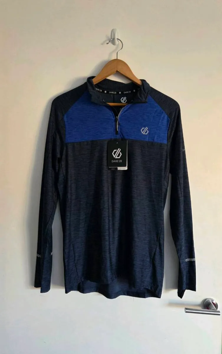 Small, Dare 2b Power Up II Men's Running Jersey - Image 1