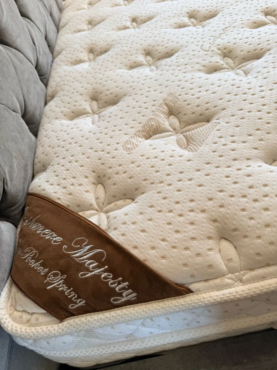 Ottoman King Size Bed with Cashmere Mattress - Image 2