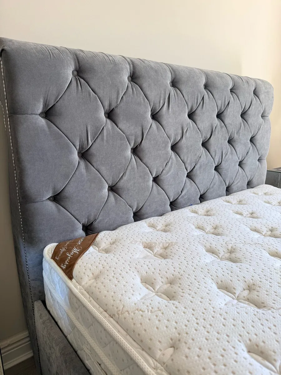 Ottoman King Size Bed with Cashmere Mattress - Image 3