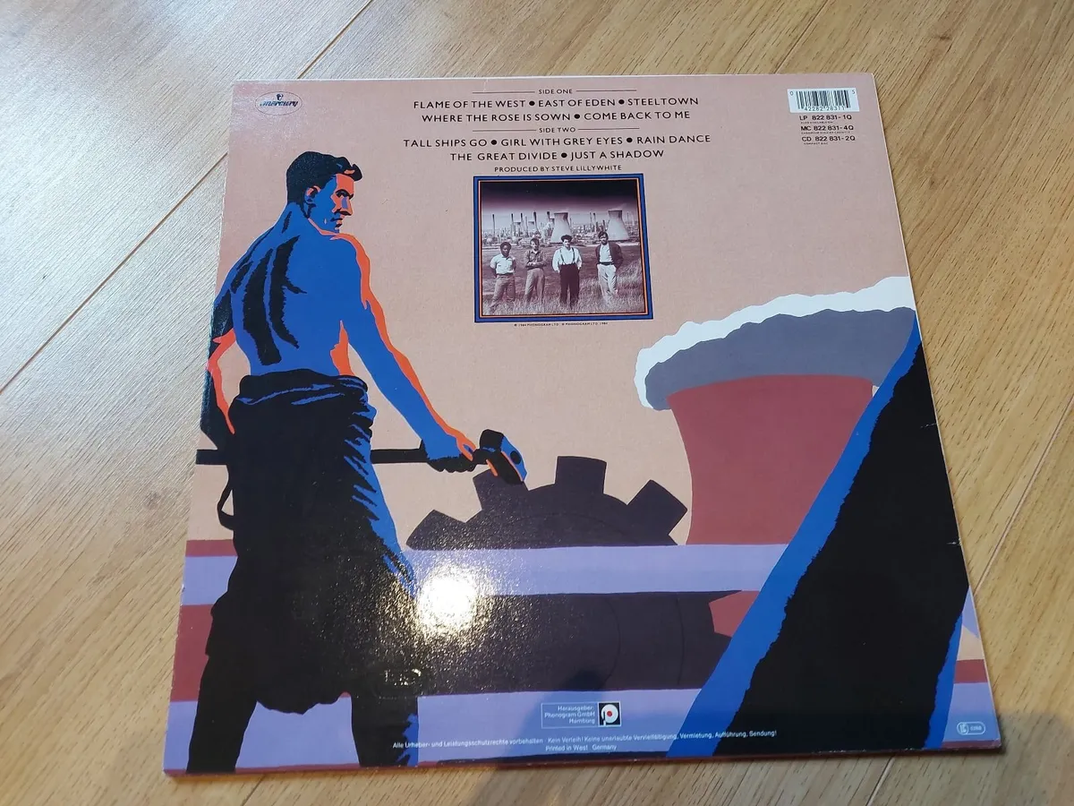 BIG COUNTRY - STEEL TOWN - VINYL RECORD - Image 2