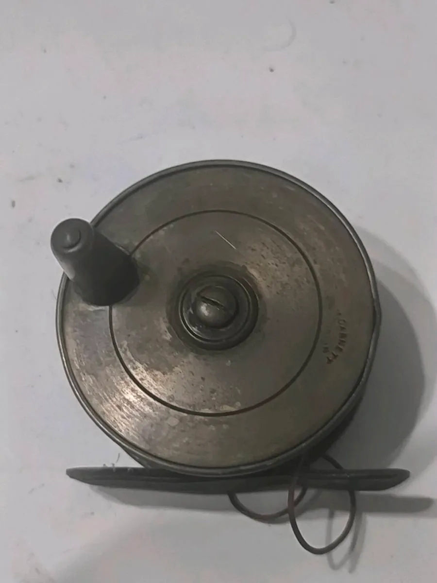 Rare Vintage/antique Garnett of Dublin brass reel - Image 1
