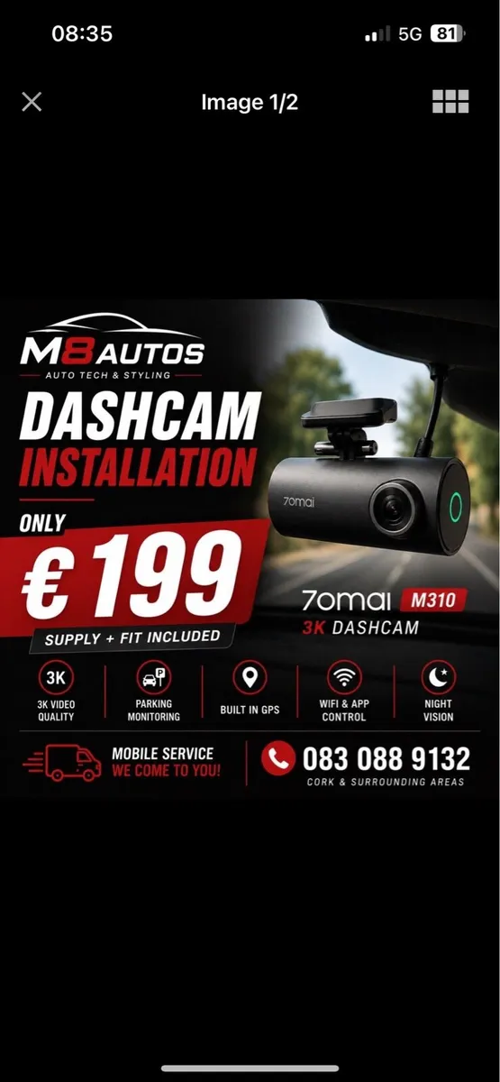Dashcam Supply & Installation