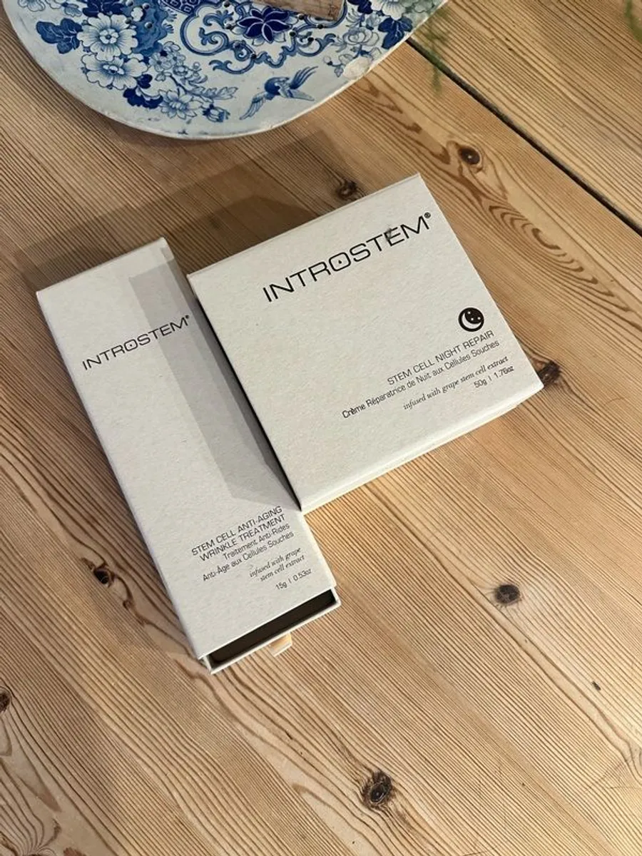 Introstem Stem Cell Anti-Aging Wrinkle Treatment and Night Repair Cream - Image 1