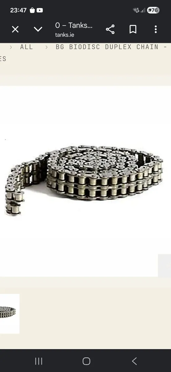 Mchale F550, Duplex chain WANTED for morning!