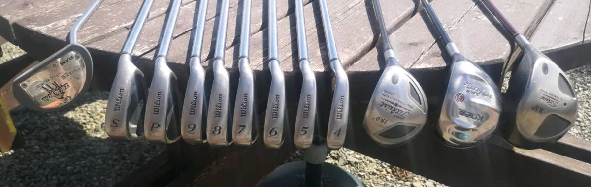 Gents Set, 3 woods, 8 irons, putter and bag - Image 4