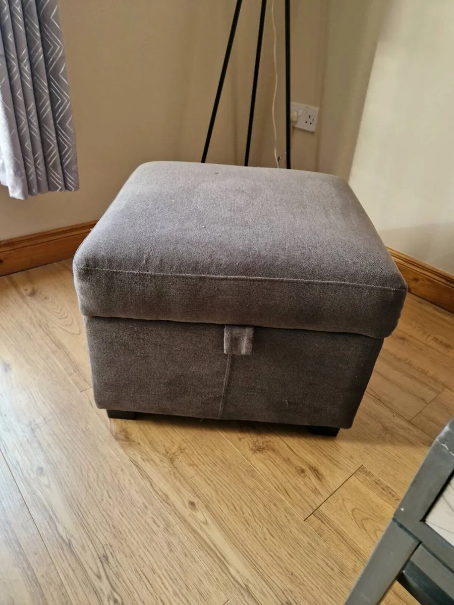 FREE Recliner Chair and Ottoman with Storage - Image 2