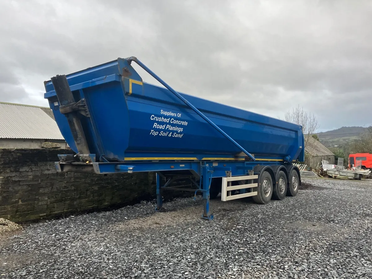 Kelberg Aggregate steel tipping trailer - Image 2