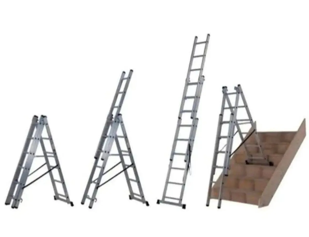 🪜 Brand New Triple Extension Combi Ladder – 21ft - Image 1