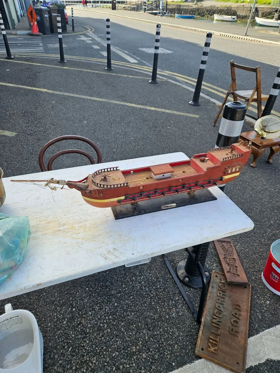 Vintage Sailing Ship Man of War - Image 2