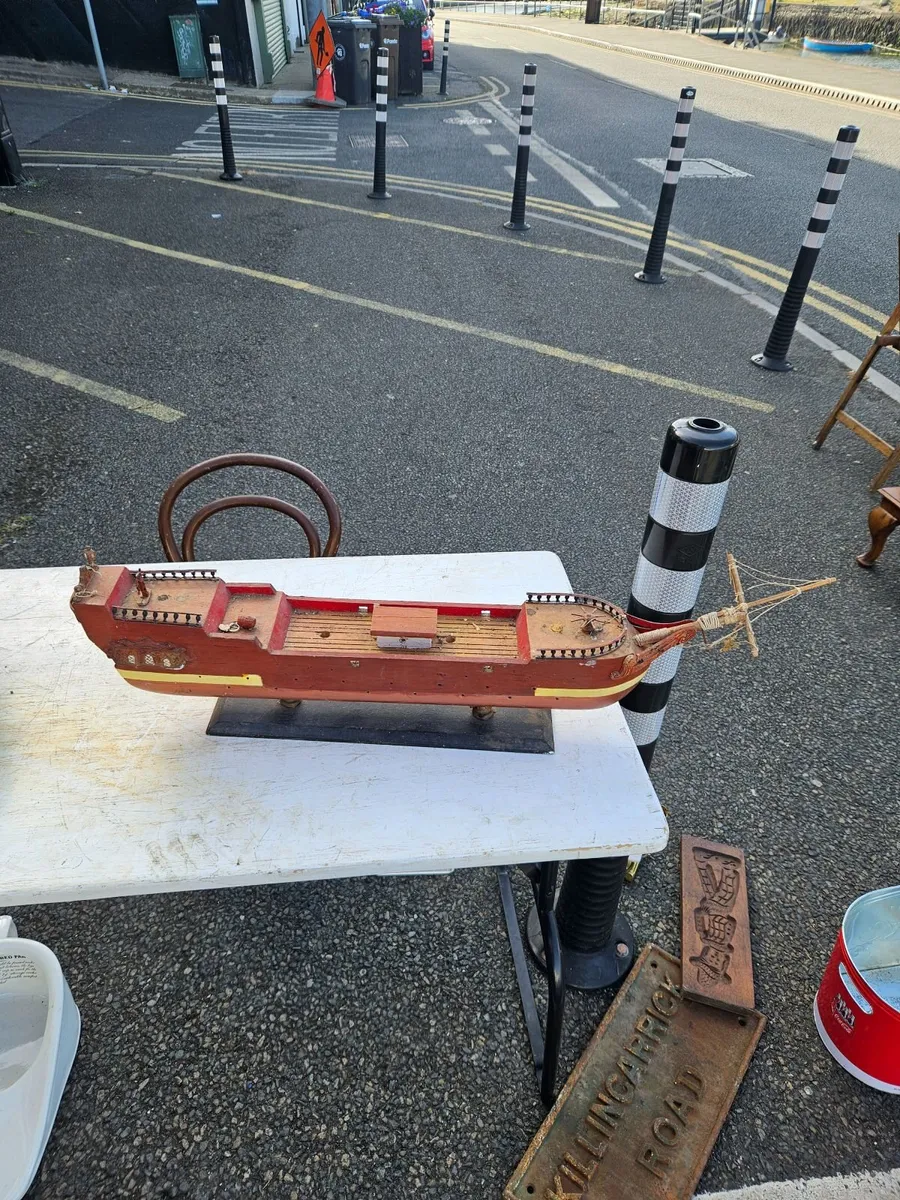Vintage Sailing Ship Man of War - Image 3