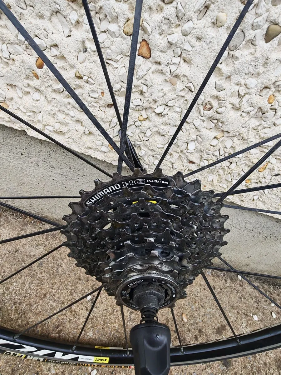 Mavic Aksium Rim wheelset w/ 8-speed cassette - Image 4