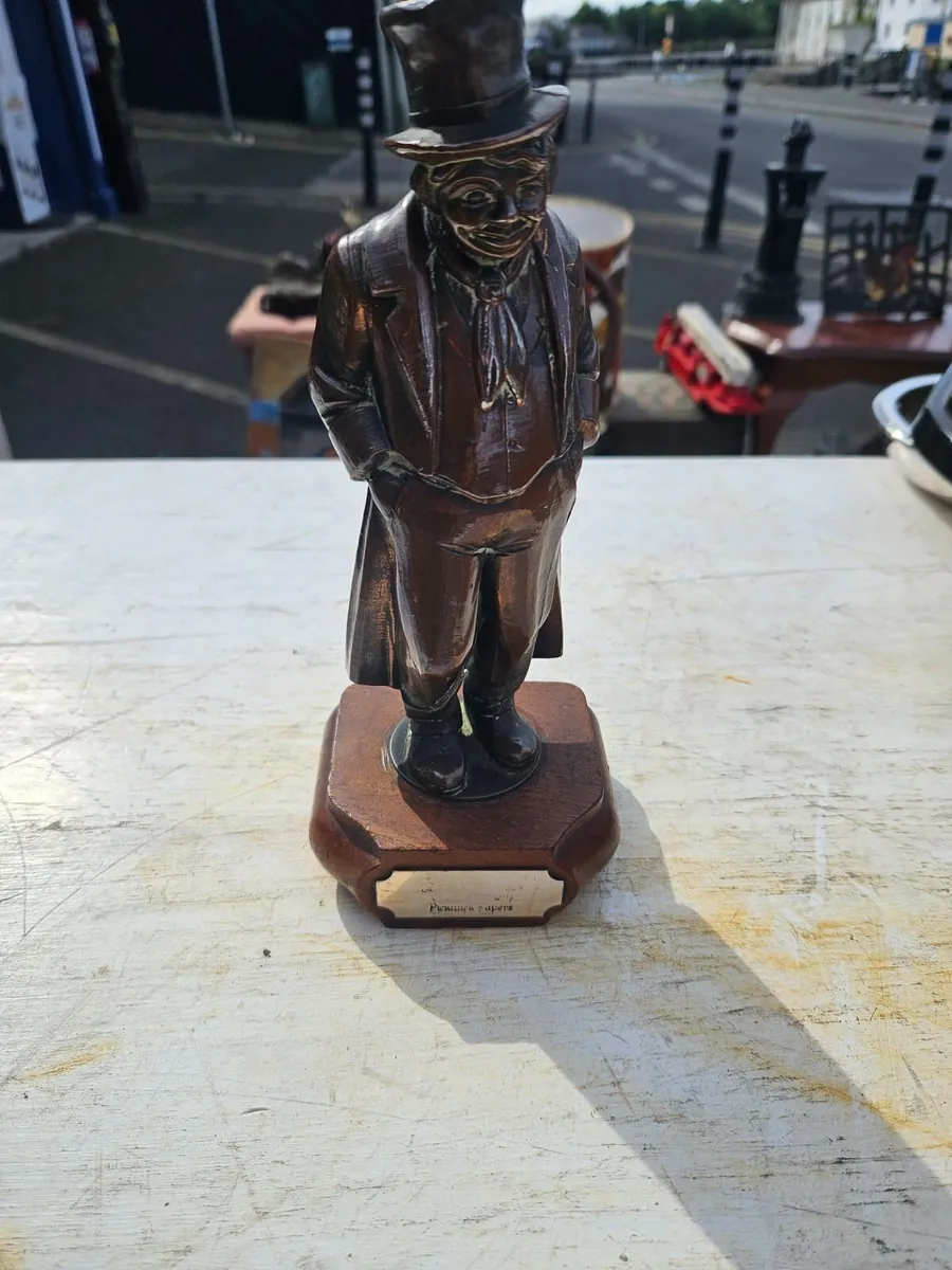 Vintage Bronze Metal Figure - Image 3