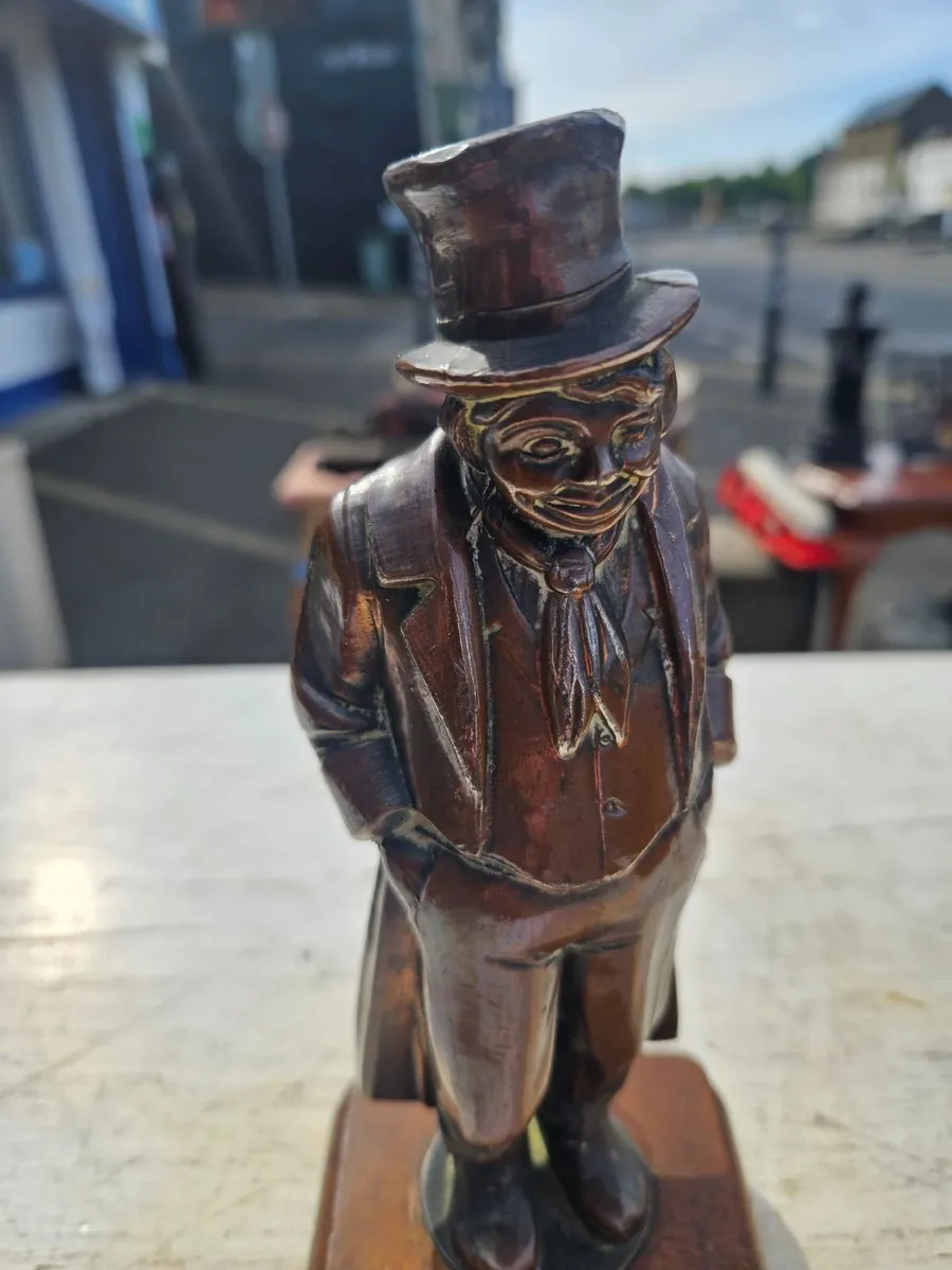 Vintage Bronze Metal Figure - Image 1