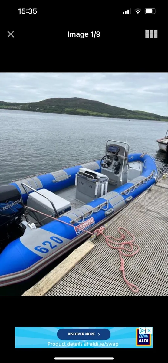 Narwhal 620 RIB Boat for sale - Image 1