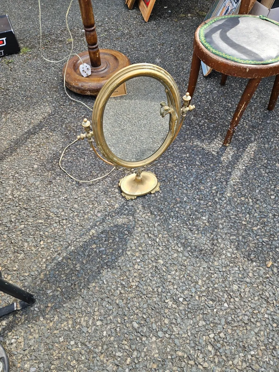 Vintage Art Nouveau Mirror - Image 1