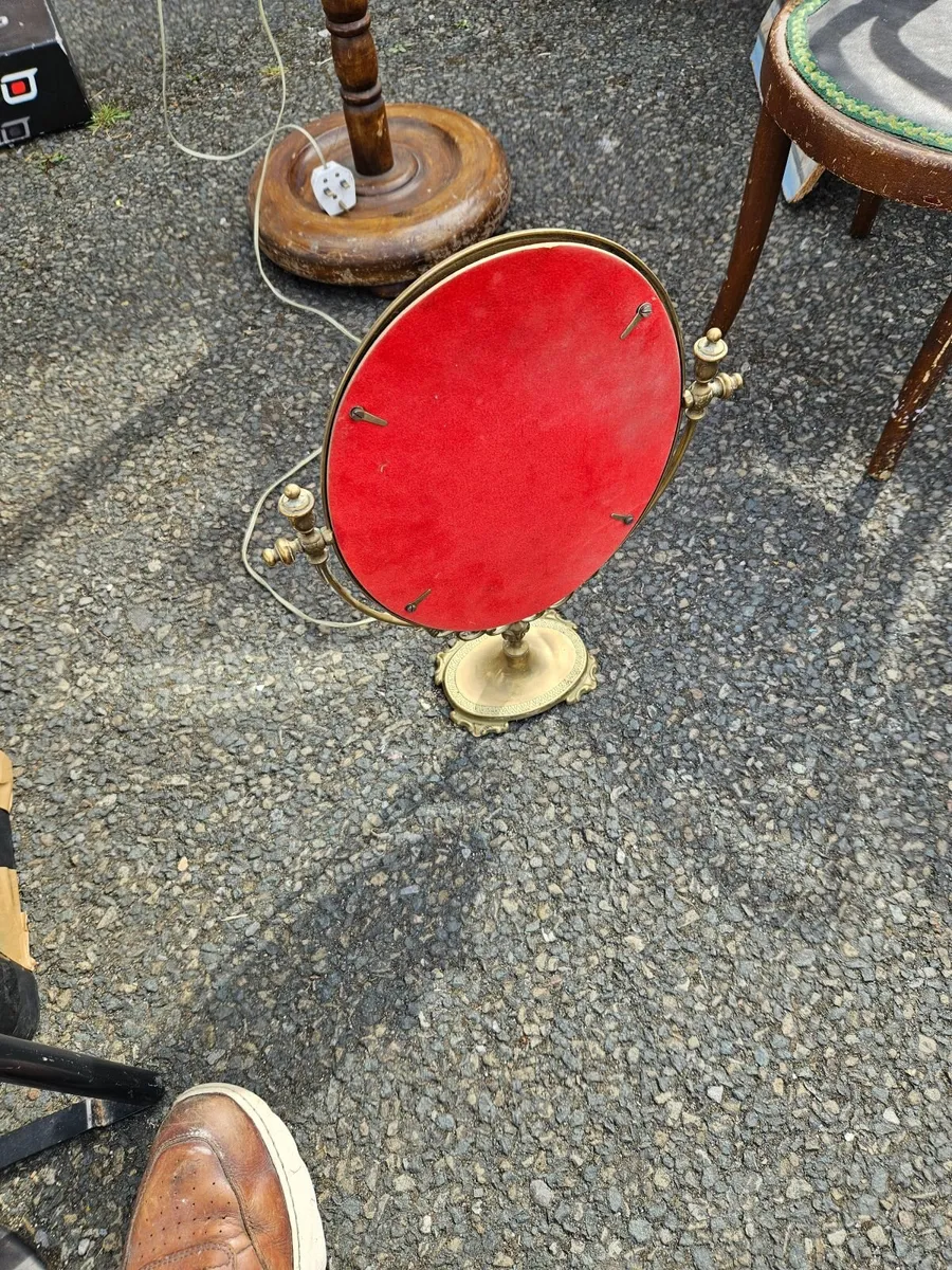 Vintage Art Nouveau Mirror - Image 4