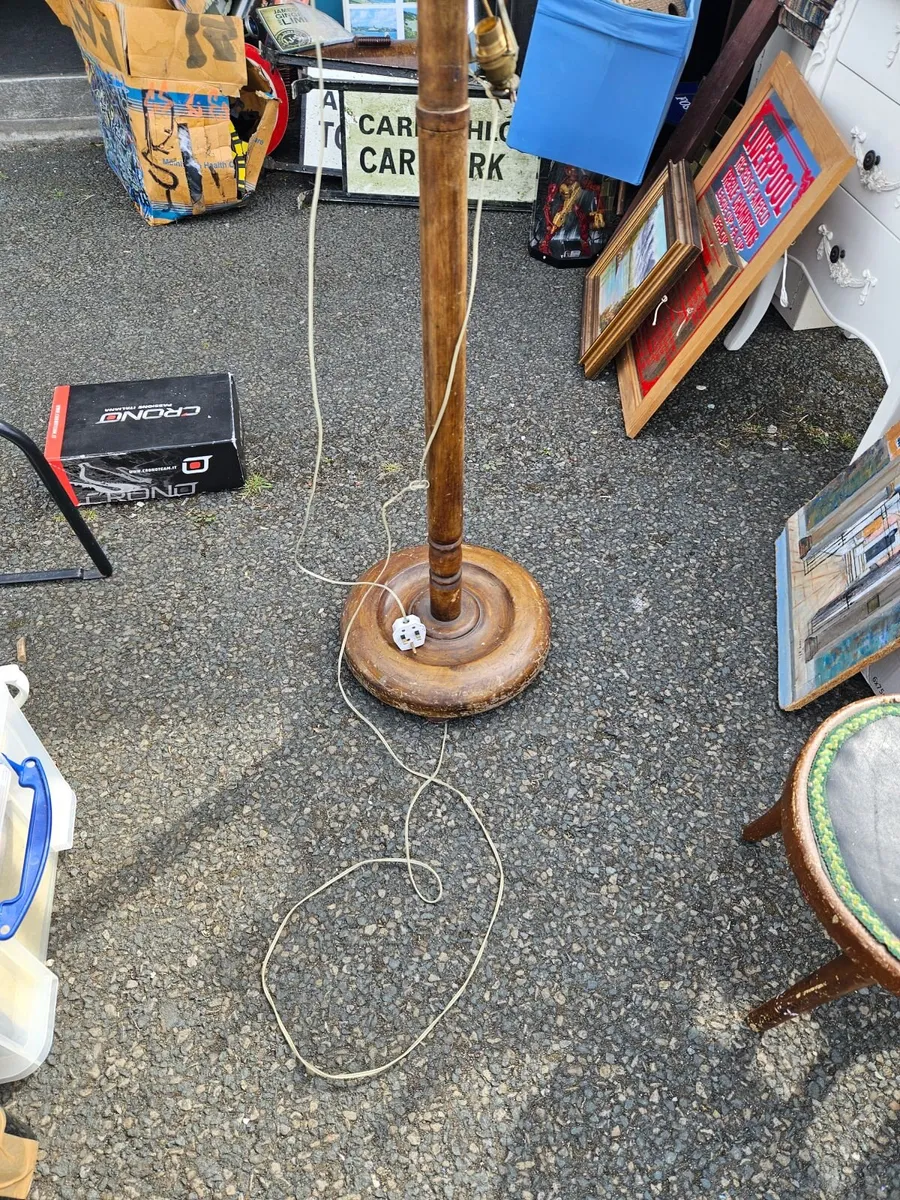 Vintage Antique Lamp Stand - Image 4