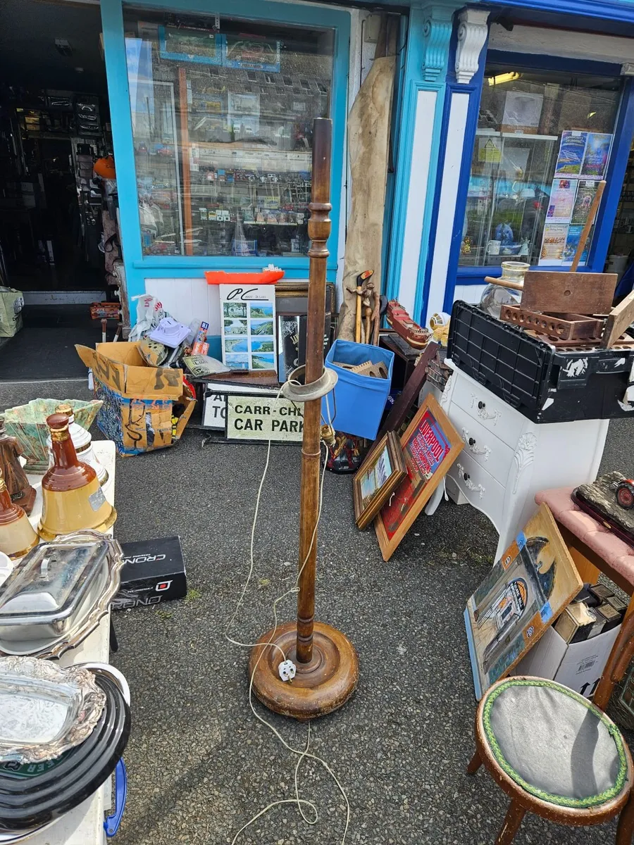 Vintage Antique Lamp Stand - Image 1