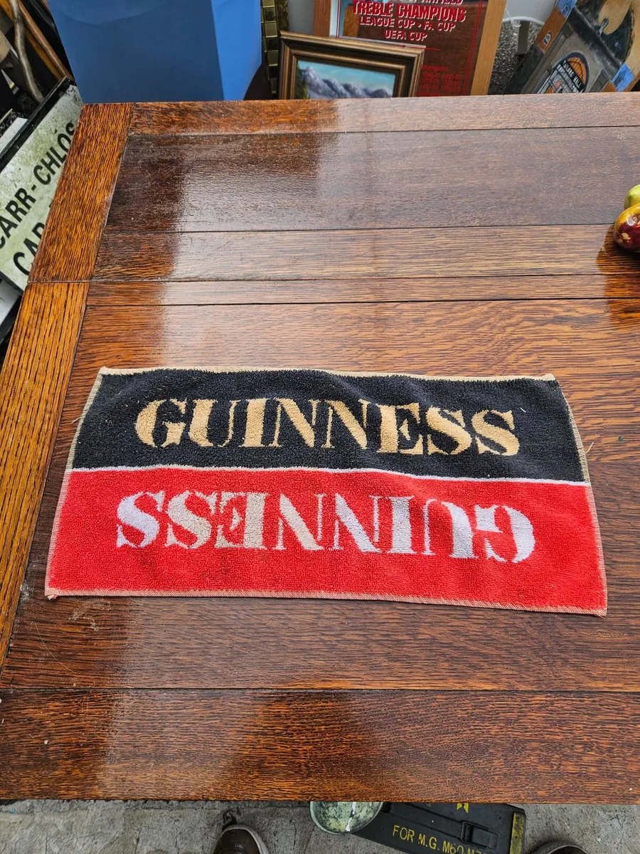 Vintage Guinness Bar Towel - Image 1