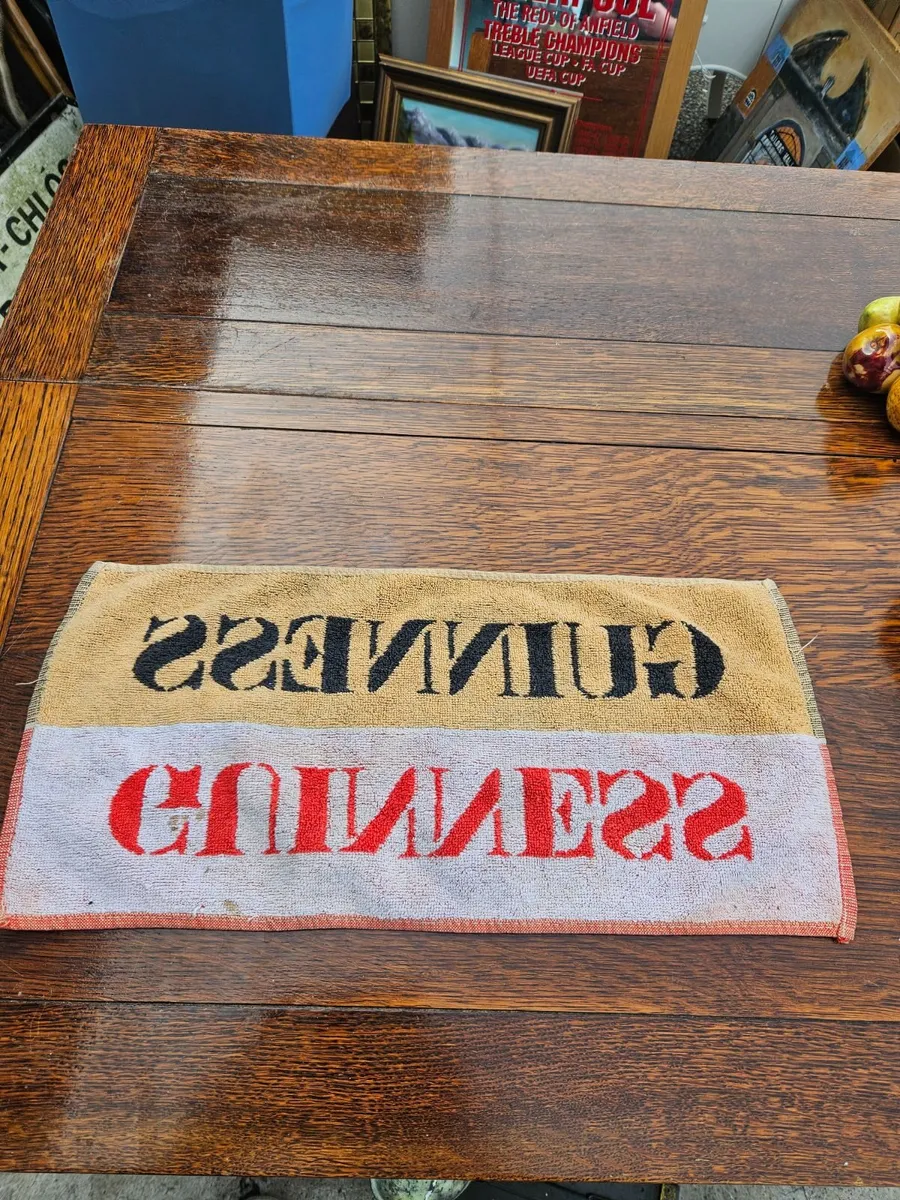 Vintage Guinness Bar Towel - Image 2