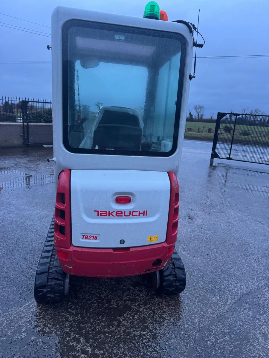 Takeuchi TB216 Digger / Excavator - Image 3