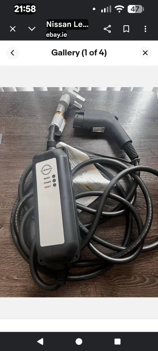 Chademo granny charger adapter