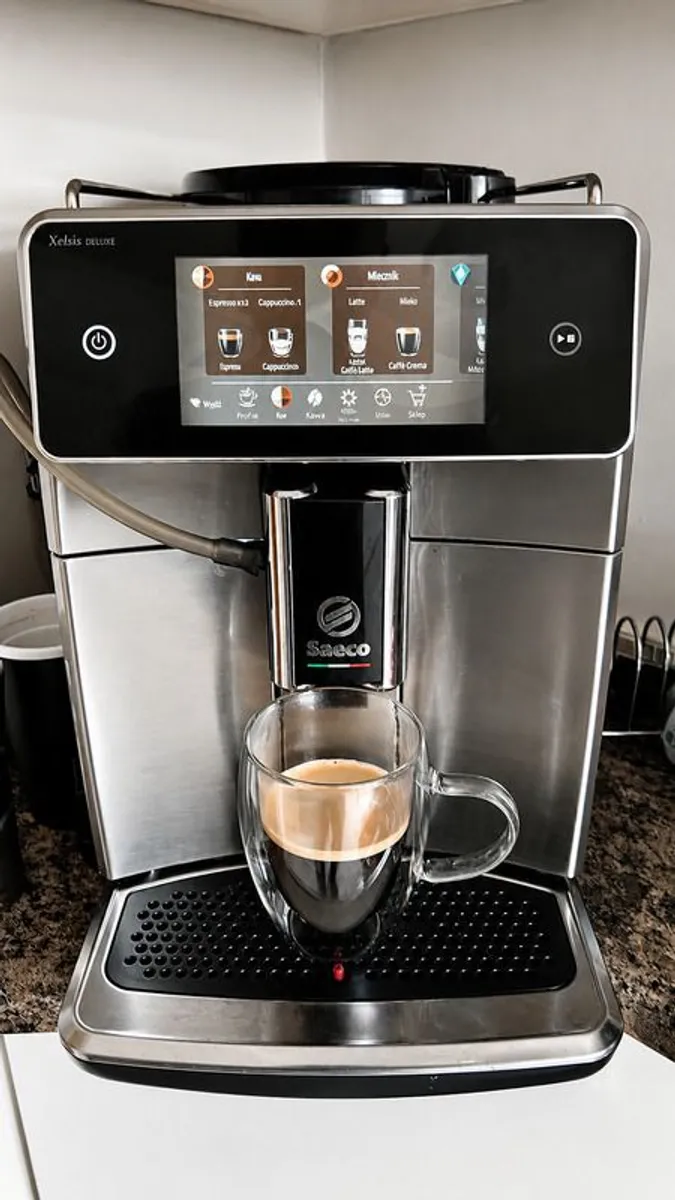 Saeco Xelsis Deluxe SM8782/30 Bean to Cup Coffee Machine