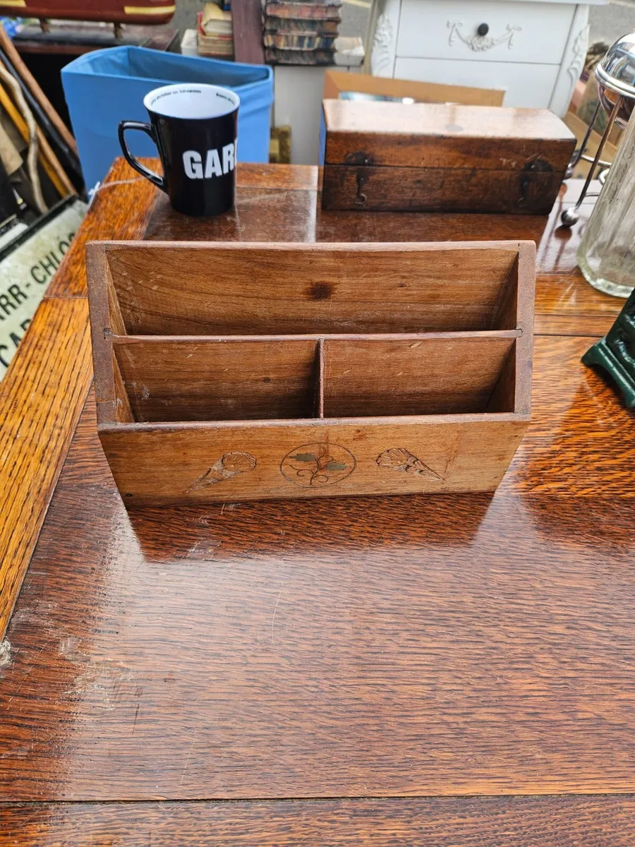 Vintage Desk Writing Organiser - Image 2