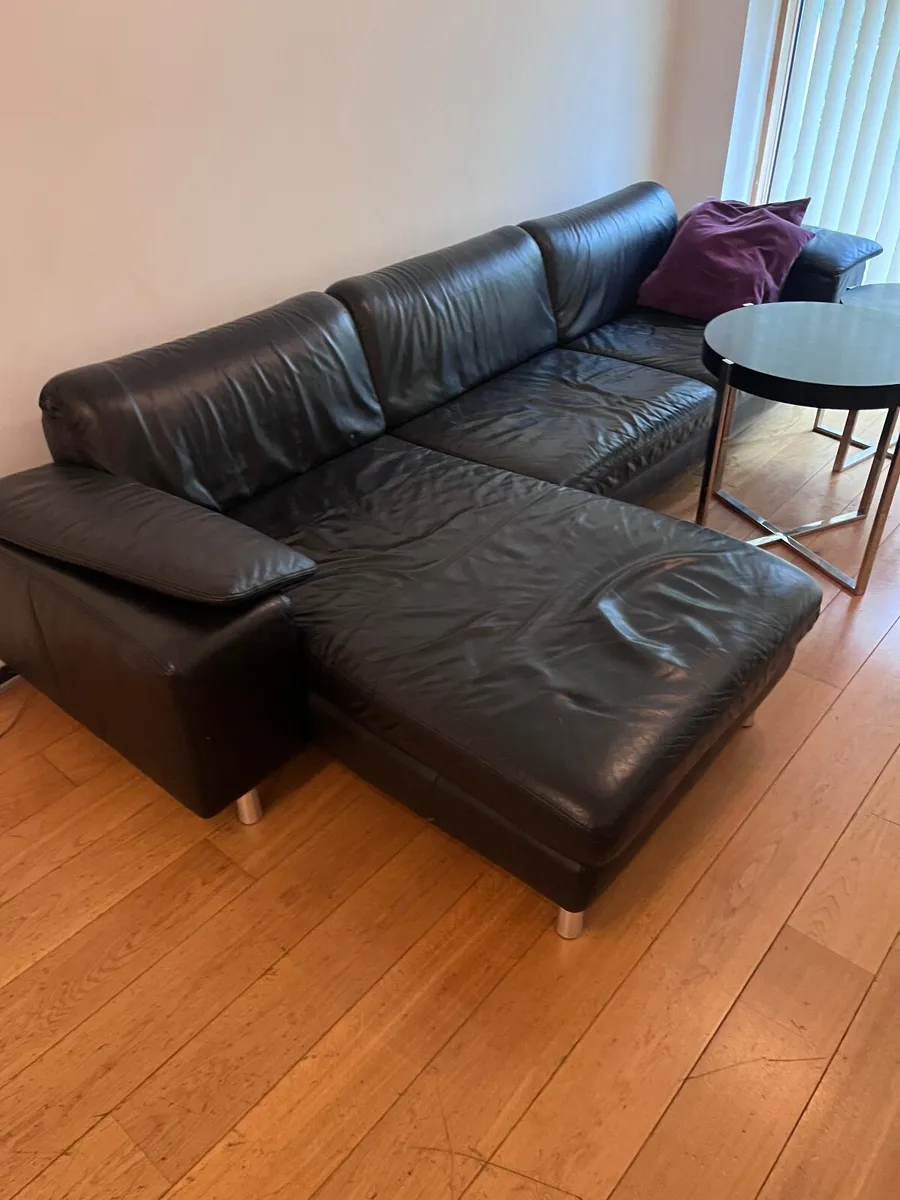 Leather sofa