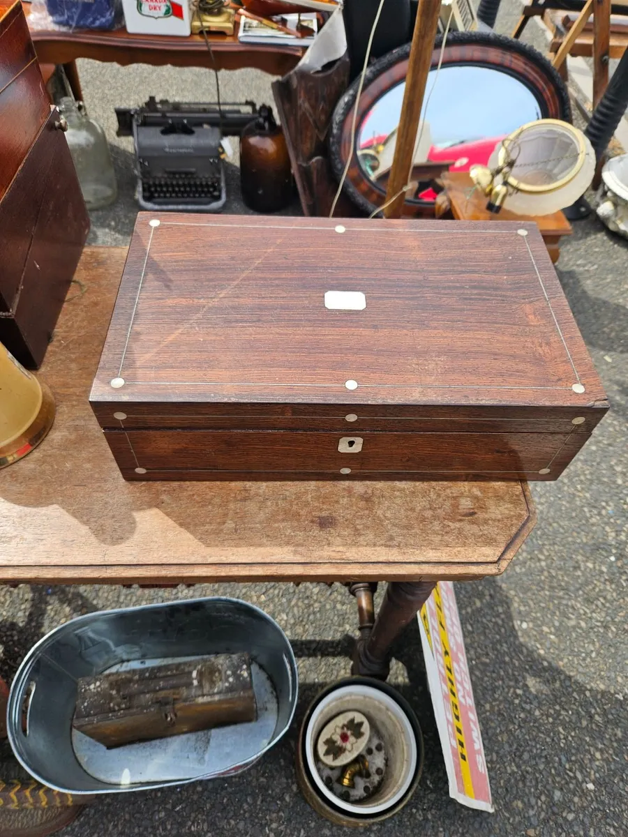 Vintage Antique Writing Slope - Image 1
