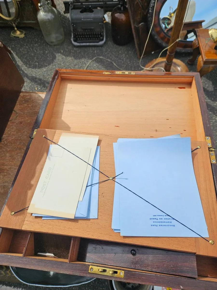 Vintage Antique Writing Slope - Image 3