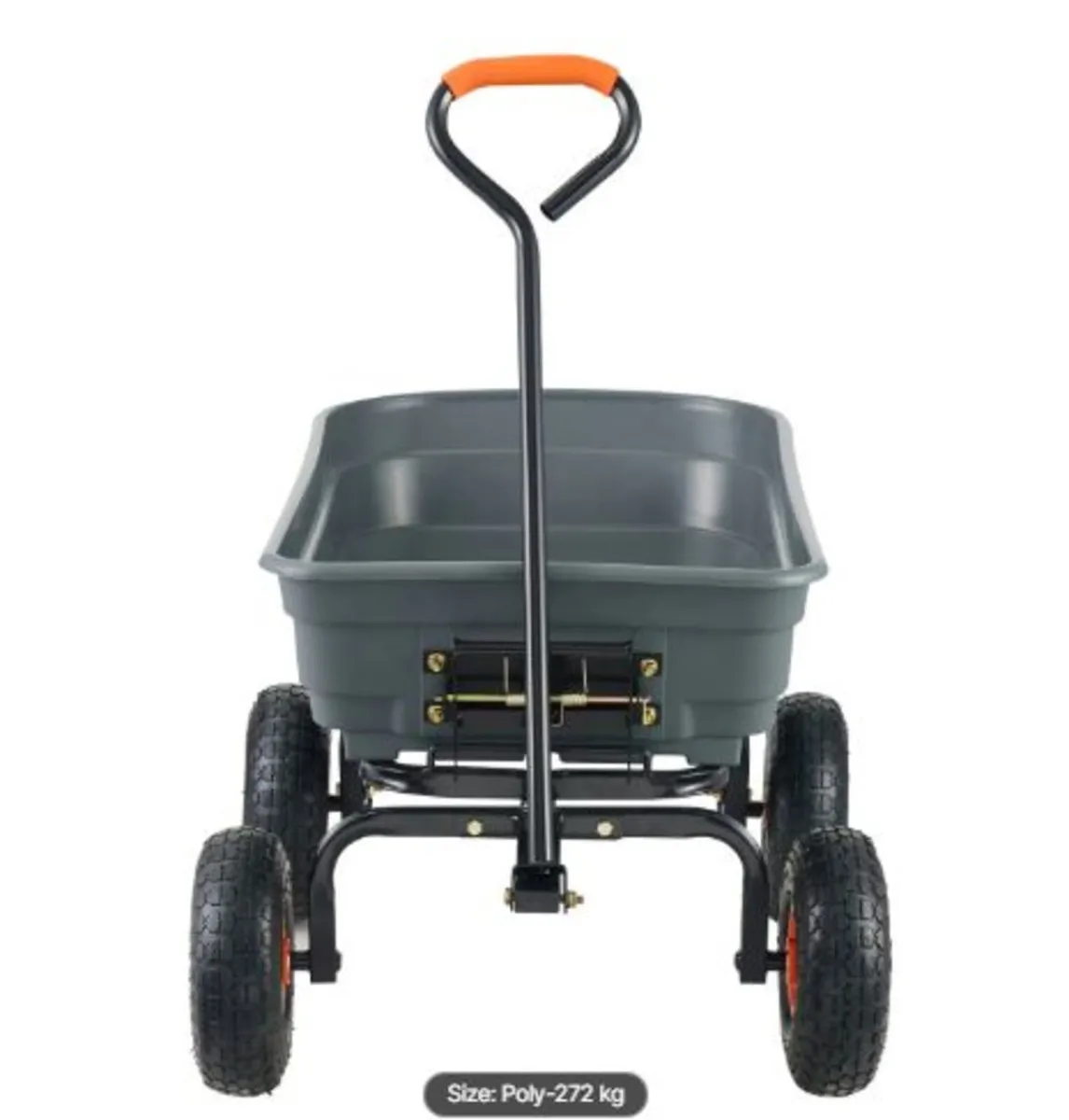Cart, Poly Garden Dump Cart with Easy to Assemble - Image 2