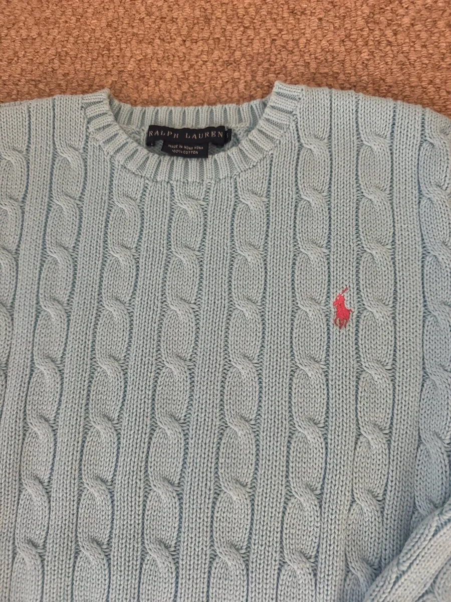 Ralph Lauren ladies cable knit jumper - Image 2
