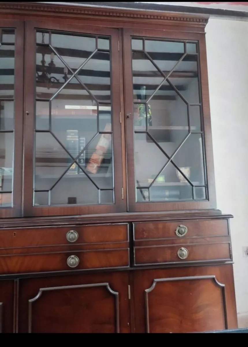Vintage Display case with writing desk - Image 4