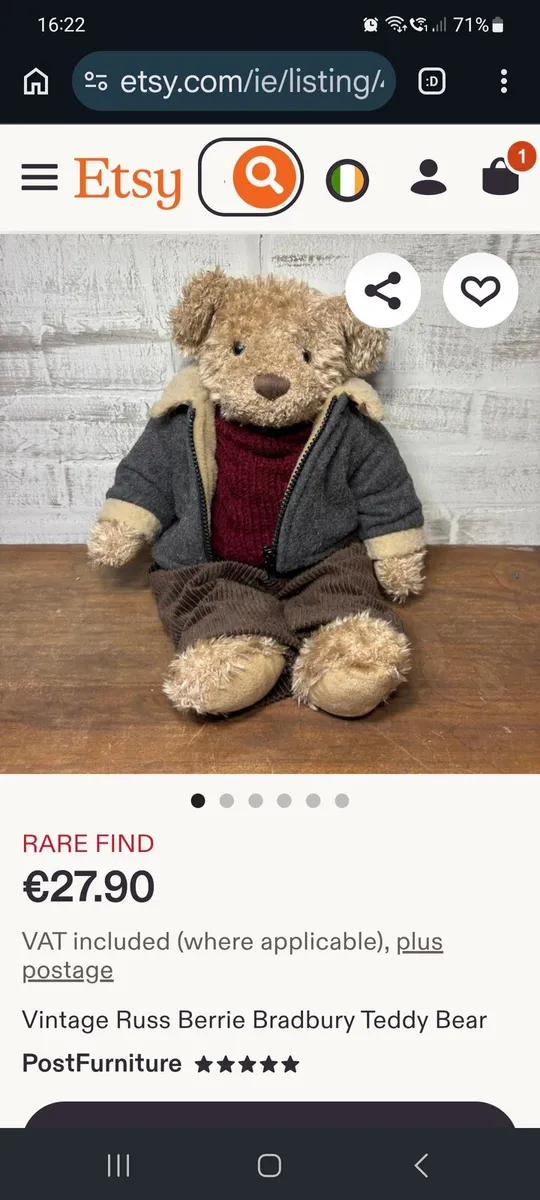 Vintage Russ Teddy Bears - Image 4