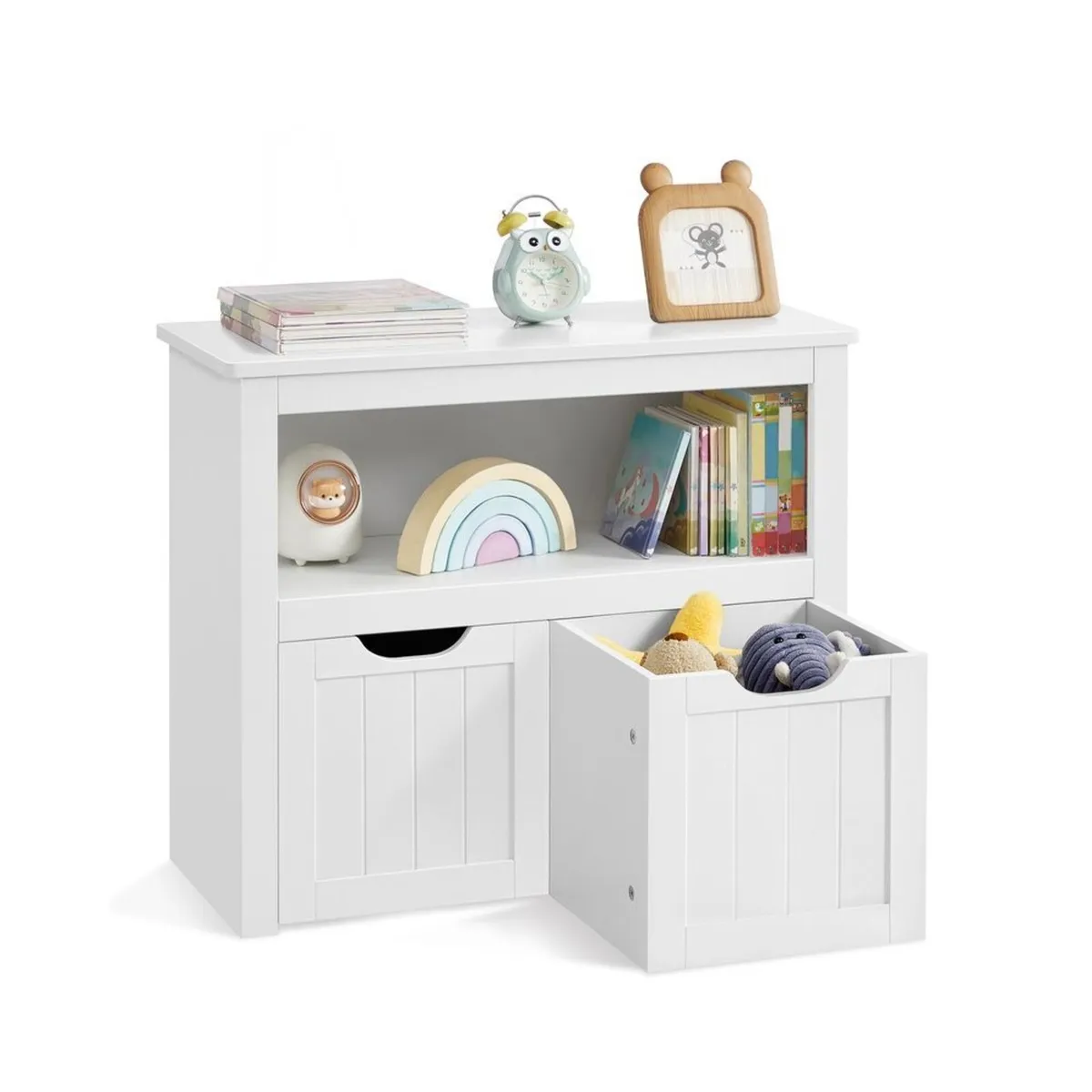 Kids Bookcase & Toy Storage Unit with Pull-Out Sto - Image 3