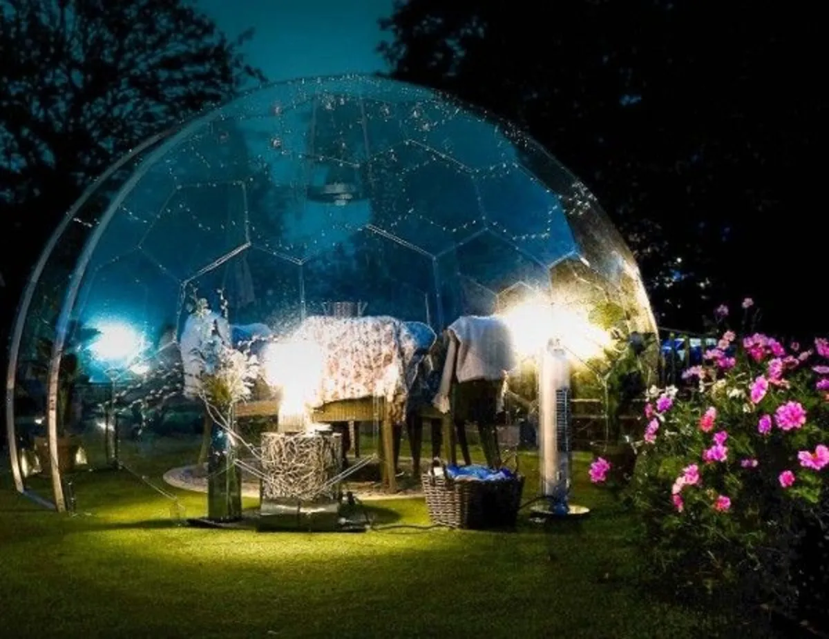 Deluxe 3.5m(11.6ft) Clear Dome Igloo Glamping - Image 3