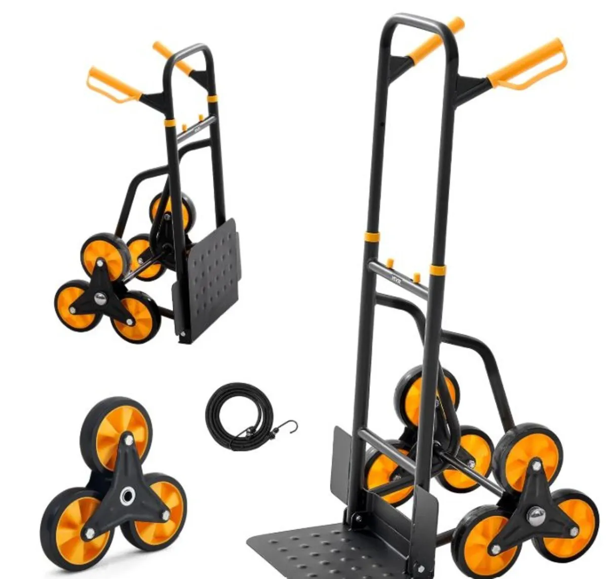 Heavy Duty Stair Climbing Cart 200kg Folding Hand - Image 4