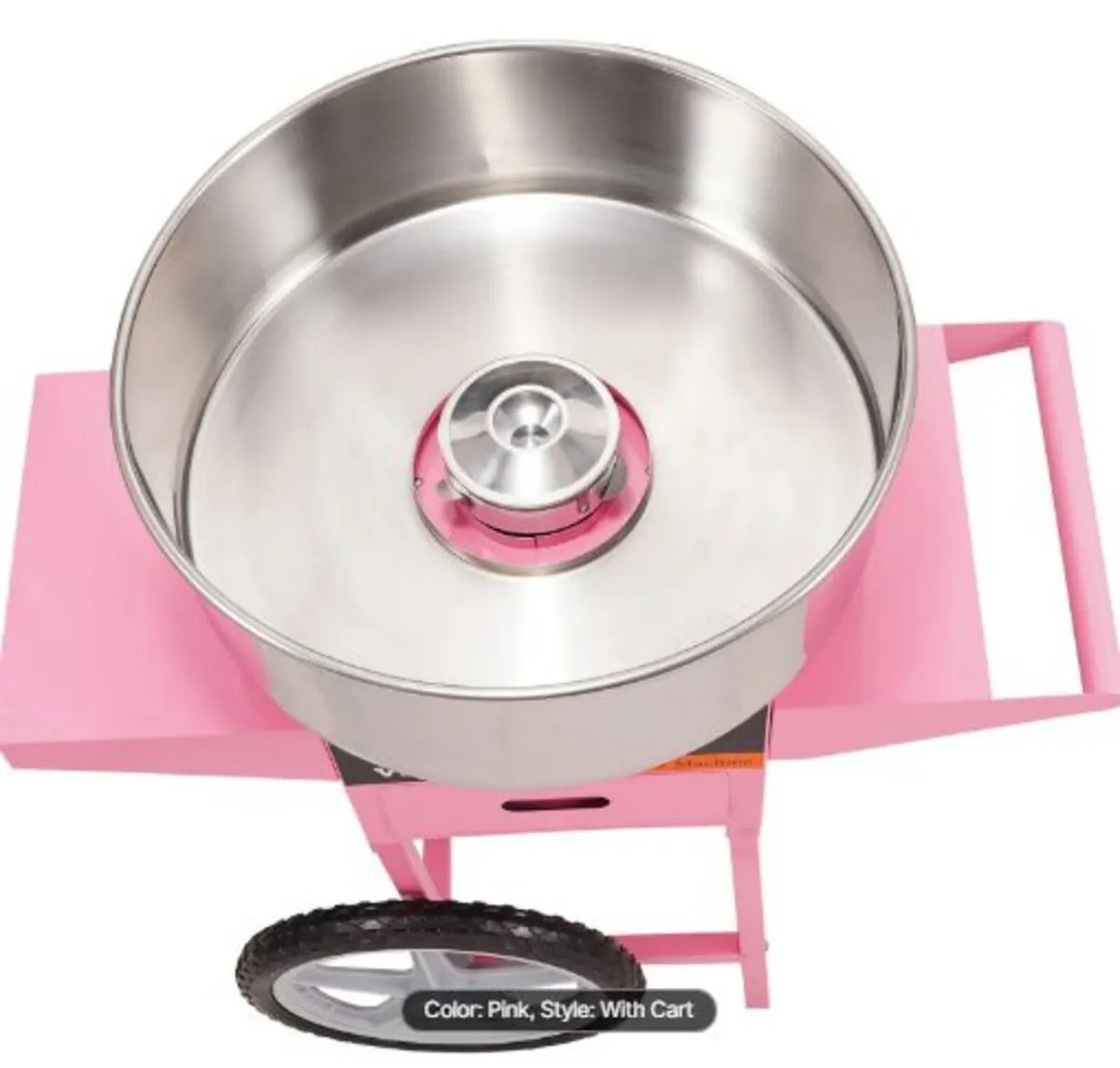 Commercial Cotton Candy Machine with Cart Sugar - Image 4