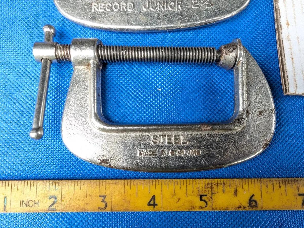 Pair of Record 2.1/2" G Clamps - Image 2