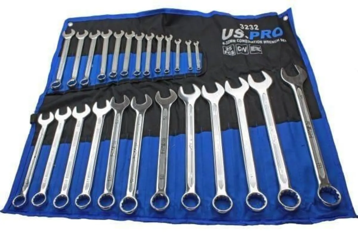 🔧 25 Piece Metric Combination Spanner Set - Image 2