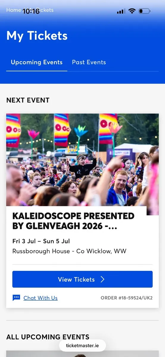 Kaleidoscope Weekend Tickets - Image 1