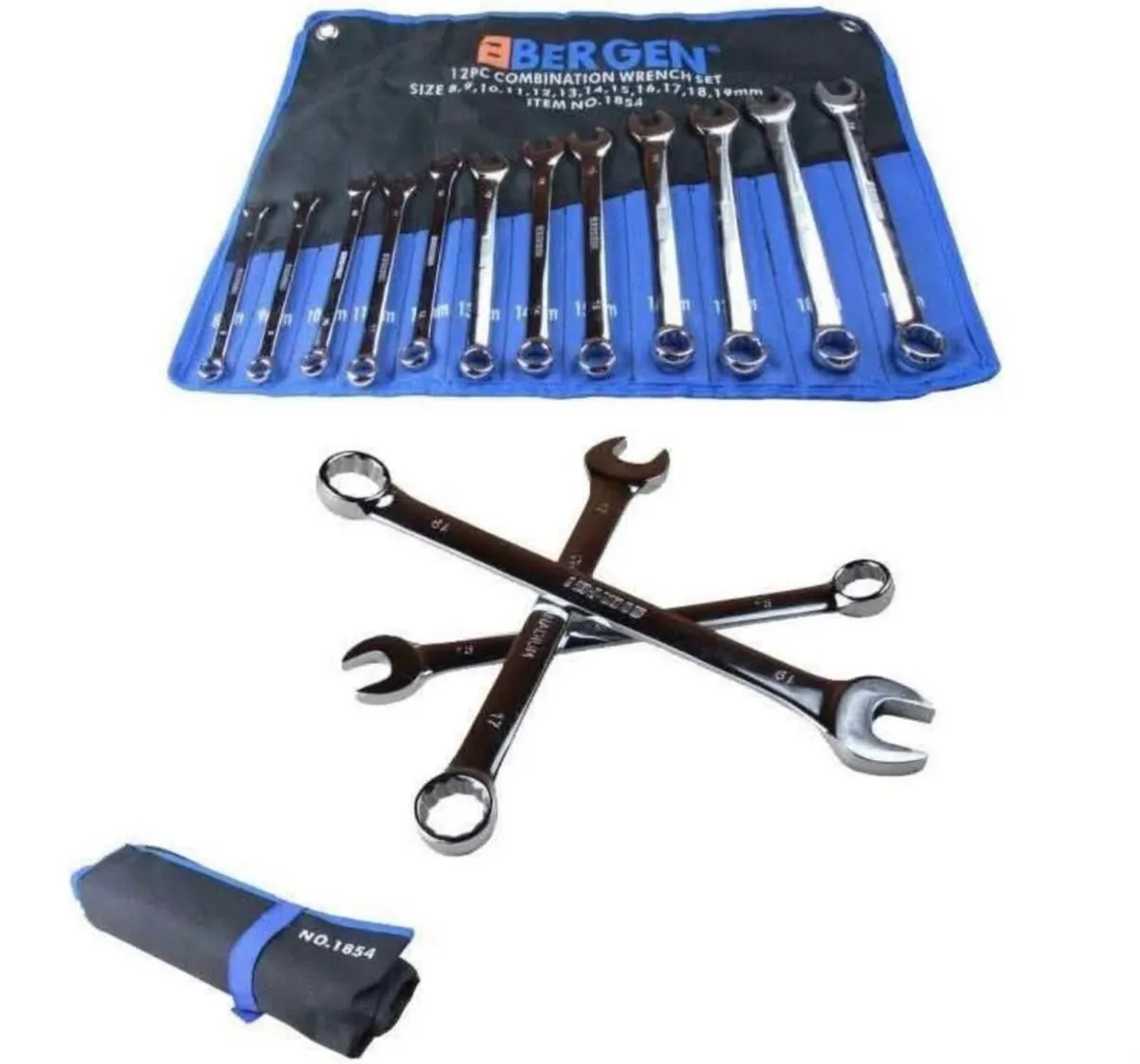 Brand New Bergen 12 Piece Combination Spanner