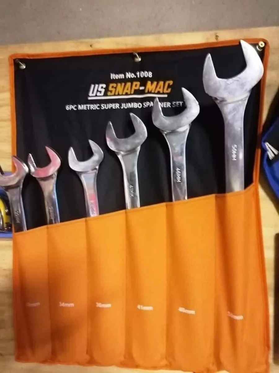 🔧 6PC Jumbo Combination Spanner Set 33mm–50mm - Image 2