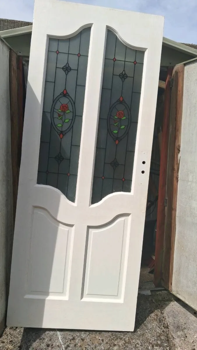 2 glass interier doors