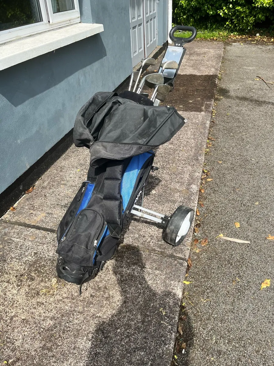 Golf clubs with bag - Image 2
