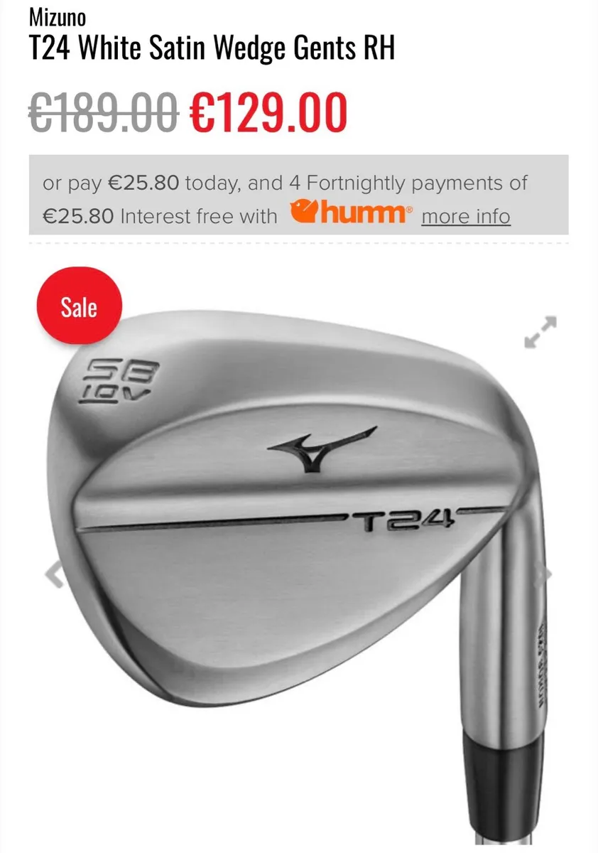 Mizuno T24 58deg wedge - Brand New - Image 2